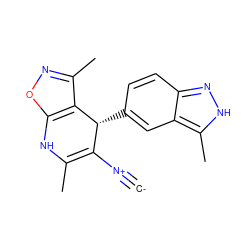 [C-]#[N+]C1=C(C)Nc2onc(C)c2[C@@H]1c1ccc2n[nH]c(C)c2c1 ZINC000473183018