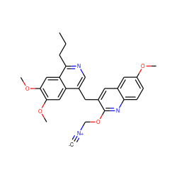 [C-]#[N+]COc1nc2ccc(OC)cc2cc1Cc1cnc(CCC)c2cc(OC)c(OC)cc12 ZINC001772656926