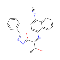 [C-]#[N+]c1ccc(N[C@@H](c2nnc(-c3ccccc3)o2)[C@@H](C)O)c2ccccc12 ZINC000146603832