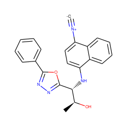 [C-]#[N+]c1ccc(N[C@@H](c2nnc(-c3ccccc3)o2)[C@H](C)O)c2ccccc12 ZINC000146542368