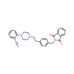 [C-]#[N+]c1ccccc1N1CCN(CCc2ccc(CN3C(=O)c4ccccc4C3=O)cc2)CC1 ZINC000653802182