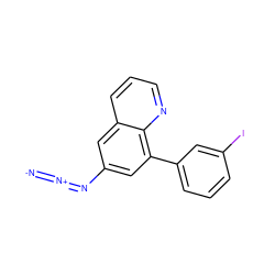 [N-]=[N+]=Nc1cc(-c2cccc(I)c2)c2ncccc2c1 ZINC000013814067