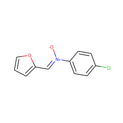 [O-]/[N+](=C\c1ccco1)c1ccc(Cl)cc1 ZINC000000459270