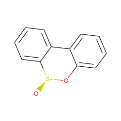 [O-][S@+]1Oc2ccccc2-c2ccccc21 ZINC000000334889