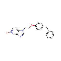 [O-][n+]1ccc2c(c1)ncn2CCOc1ccc(Cc2ccccc2)cc1 ZINC000001492406