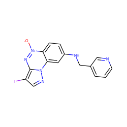 [O-][n+]1nc2c(I)cnn2c2cc(NCc3cccnc3)ccc21 ZINC000095604964