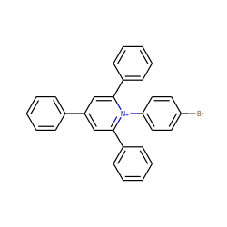 Brc1ccc(-[n+]2c(-c3ccccc3)cc(-c3ccccc3)cc2-c2ccccc2)cc1 ZINC000003178293