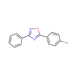 Brc1ccc(-c2nc(-c3ccccc3)no2)cc1 ZINC000000445981