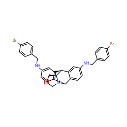 Brc1ccc(CNc2ccc3c(c2)[C@H]2c4cc(NCc5ccc(Br)cc5)ccc4[C@H](C3)N3CCC[C@@H]23)cc1 ZINC000473245299