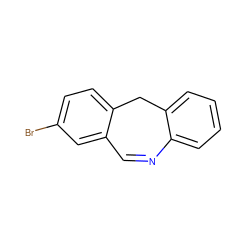 Brc1ccc2c(c1)C=Nc1ccccc1C2 ZINC000064549513