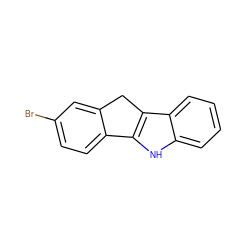 Brc1ccc2c(c1)Cc1c-2[nH]c2ccccc12 ZINC000045339881