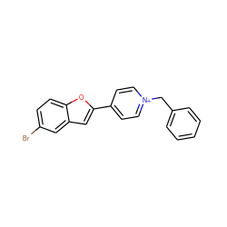 Brc1ccc2oc(-c3cc[n+](Cc4ccccc4)cc3)cc2c1 ZINC000299844531