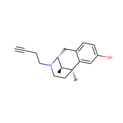 C#CCCN1CC[C@]2(C)c3cc(O)ccc3C[C@@H]1[C@@H]2C ZINC000100871187