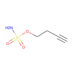 C#CCCOS(N)(=O)=O ZINC000013530374