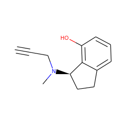 C#CCN(C)[C@@H]1CCc2cccc(O)c21 ZINC000013492318