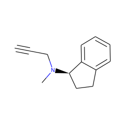 C#CCN(C)[C@@H]1CCc2ccccc21 ZINC000053275068