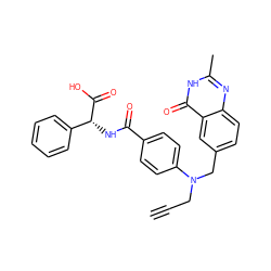 C#CCN(Cc1ccc2nc(C)[nH]c(=O)c2c1)c1ccc(C(=O)N[C@@H](C(=O)O)c2ccccc2)cc1 ZINC000025964164