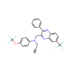 C#CCN(Cc1nc2cc(C(F)(F)F)ccc2nc1-c1ccccc1)c1ccc(OC(F)(F)F)cc1 ZINC000103266332