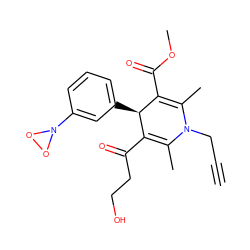 C#CCN1C(C)=C(C(=O)CCO)[C@@H](c2cccc(-n3oo3)c2)C(C(=O)OC)=C1C ZINC000003996022