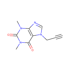 C#CCn1cnc2c1c(=O)n(C)c(=O)n2C ZINC000001004419