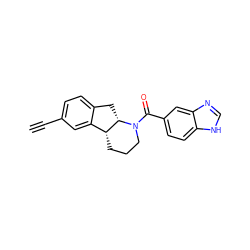 C#Cc1ccc2c(c1)[C@H]1CCCN(C(=O)c3ccc4[nH]cnc4c3)[C@H]1C2 ZINC000117618086