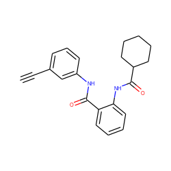 C#Cc1cccc(NC(=O)c2ccccc2NC(=O)C2CCCCC2)c1 ZINC000224880334