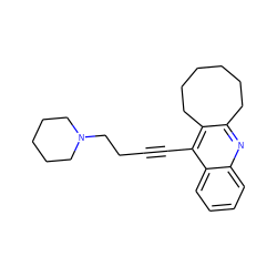 C(#Cc1c2c(nc3ccccc13)CCCCCC2)CCN1CCCCC1 ZINC000013533685