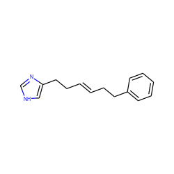 C(=C/CCc1c[nH]cn1)\CCc1ccccc1 ZINC000026148959