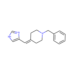 C(=C1CCN(Cc2ccccc2)CC1)c1c[nH]cn1 ZINC000013612867