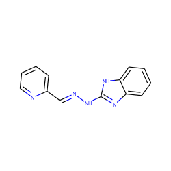 C(=N/Nc1nc2ccccc2[nH]1)\c1ccccn1 ZINC000005062103