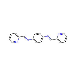 C(=N/c1ccc(/N=C/c2ccccn2)cc1)\c1ccccn1 ZINC000000436502