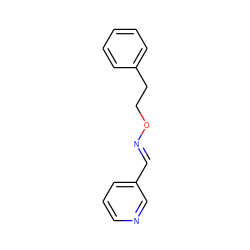 C(=NOCCc1ccccc1)c1cccnc1 ZINC000254005598