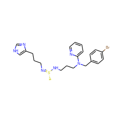 C/[S@](=N/CCCc1c[nH]cn1)NCCCN(Cc1ccc(Br)cc1)c1ccccn1 ZINC000013782007