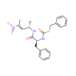 C/C(=C\[C@H](C)NC(=O)[C@H](Cc1ccccc1)NC(=O)OCc1ccccc1)[N+](=O)[O-] ZINC001772625806