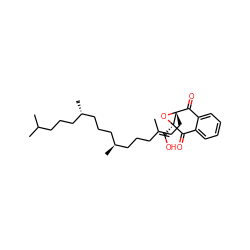 C/C(=C\C[C@]12O[C@]1(CO)C(=O)c1ccccc1C2=O)CCC[C@@H](C)CCC[C@@H](C)CCCC(C)C ZINC000169312252