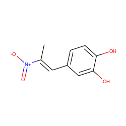 C/C(=C\c1ccc(O)c(O)c1)[N+](=O)[O-] ZINC000013823374