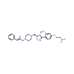 C/C(=C\c1ccccc1)CN1CCN(C[C@@H]2ON=C3c4ccc(OCCN(C)C)cc4OC[C@H]32)CC1 ZINC000022582179