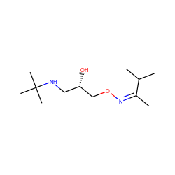 C/C(=N/OC[C@@H](O)CNC(C)(C)C)C(C)C ZINC000028755714