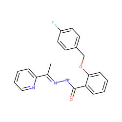 C/C(=N\NC(=O)c1ccccc1OCc1ccc(F)cc1)c1ccccn1 ZINC000006049095