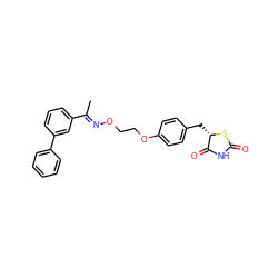 C/C(=N\OCCOc1ccc(C[C@@H]2SC(=O)NC2=O)cc1)c1cccc(-c2ccccc2)c1 ZINC000027208462