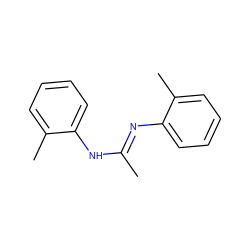 C/C(=N\c1ccccc1C)Nc1ccccc1C ZINC000001533570