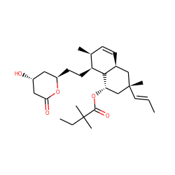 C/C=C/[C@]1(C)C[C@H](OC(=O)C(C)(C)CC)[C@@H]2[C@@H](CC[C@@H]3C[C@@H](O)CC(=O)O3)[C@@H](C)C=C[C@H]2C1 ZINC000003915377