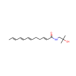 C/C=C/C=C/C=C/CC/C=C/C(=O)NCC(C)(C)O ZINC000038393195