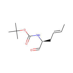 C/C=C/C[C@@H](C=O)NC(=O)OC(C)(C)C ZINC000013588588