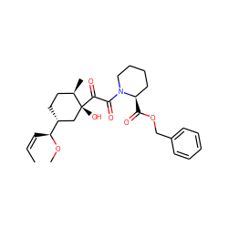 C/C=C\[C@H](OC)[C@@H]1CC[C@@H](C)[C@](O)(C(=O)C(=O)N2CCCC[C@H]2C(=O)OCc2ccccc2)C1 ZINC000026497795