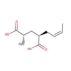 C/C=C\C[C@H](C[C@H](N)C(=O)O)C(=O)O ZINC000013808463