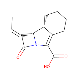 C/C=C1/C(=O)N2C(C(=O)O)=C3CCCC[C@H]3[C@@H]12 ZINC000028105439