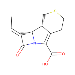 C/C=C1/C(=O)N2C(C(=O)O)=C3CCSC[C@H]3[C@@H]12 ZINC000028096670