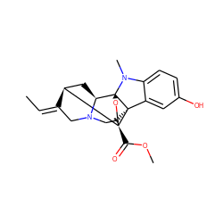 C/C=C1/CN2CC[C@@]34c5cc(O)ccc5N(C)[C@]35OC[C@@]4(C(=O)OC)[C@@H]1C[C@H]25 ZINC000100899294