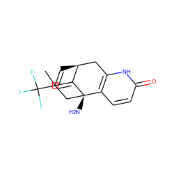 C/C=C1\[C@H]2C=C(C(F)(F)F)C[C@@]1(N)c1ccc(=O)[nH]c1C2 ZINC000101215994